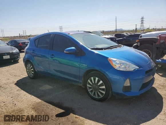 2014 Toyota Prius One with VIN JTDKDTB39E1566018, listed as a Copart auction lot 52760225 with 157,077 mi miles and Salvage Title. Bid and sale history available at DreamBid. Image 4.