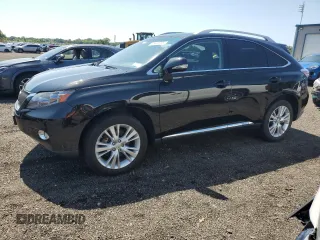 2012 Lexus RX 450h with VIN JTJBC1BA6C2427491, listed as a Copart auction lot 61440955 with 104,209 mi miles and Salvage title. Bid and sale history available at DreamBid. Image 1.
