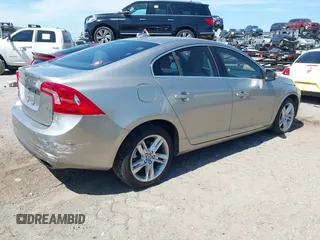 2015 Volvo S60 T5 Drive-E Premier Plus with VIN YV140MFC9F1318920, listed as a IAAI auction lot 41930684 with 66,790 mi miles. Bid and sale history available at carsss.com. Image 4.