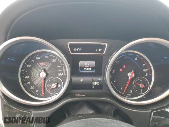 2018 Mercedes-Benz GLS 550 with VIN 4JGDF7DE3JB025569, listed as a Copart auction lot 59943684 with 73,074 mi miles and Salvage Title. Bid and sale history available at DreamBid. Image 9.