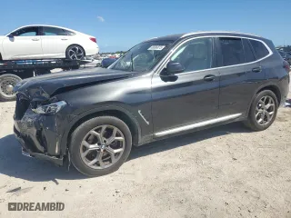 2022 BMW X3 sDrive30i with VIN WBX47DP06NN176980, listed as a Copart auction lot 49896875 with 0 mi miles and Non Repairable. Bid and sale history available at carsss.com. Image 1.