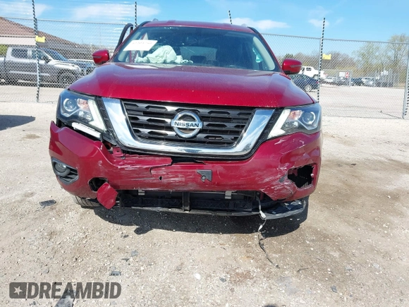 2020 Nissan Pathfinder SV with VIN 5N1DR2BM3LC612775, listed as a IAAI auction lot 42203759 with 85,247 mi miles and . Bid and sale history available at DreamBid. Image 6.