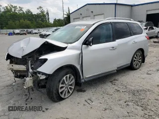 2013 Nissan Pathfinder SL z VIN 5N1AR2MN4DC600712, wystawiony jako Copart lot #57294675 z przebiegiem Nie podano mil oraz Szkoda całkowita • Salvage title. Historia ofert i sprzedaży dostępna na DreamBid. Obrazek 1.