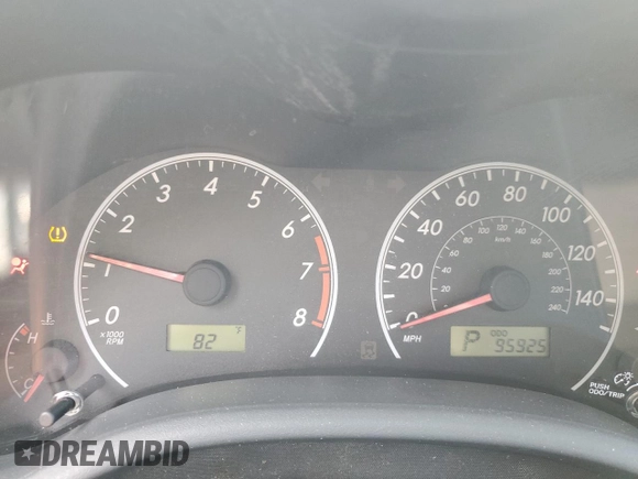 2012 Toyota Corolla L with VIN 5YFBU4EE1CP067094, listed as a Copart auction lot 47484785 with 95,925 mi miles and Salvage Title. Bid and sale history available at carsss.com. Image 9.