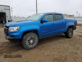 2021 Chevrolet Colorado 4WD ZR2 z VIN 1GCGTEENXM1223198, wystawiony jako Copart lot #51330515 z przebiegiem 60 463 mil mil oraz Szkoda całkowita • Salvage title. Historia ofert i sprzedaży dostępna na DreamBid. Obrazek 1.