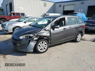 2014 Mazda 5 Sport z VIN JM1CW2BL6E0171714, wystawiony jako Copart lot #56665625 z przebiegiem 88 994 mil mil oraz Szkoda całkowita • Salvage title. Historia ofert i sprzedaży dostępna na DreamBid. Obrazek 1.
