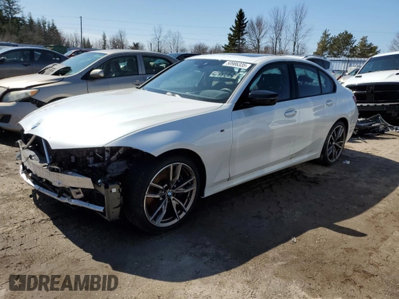 2022 BMW 3 Series M340i xDrive with VIN WBA5U9C02NFM31354, listed as a Copart auction lot 50986335 with Not Provided miles and Clean Title. Bid and sale history available at DreamBid. Image 1.