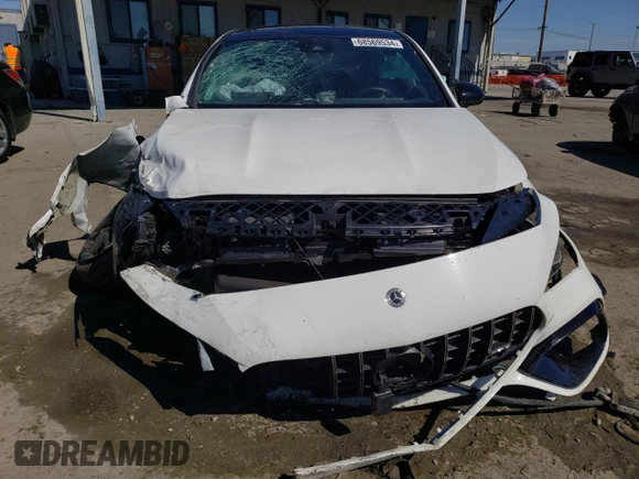 2021 Mercedes-Benz CLA 45 AMG with VIN W1K5J5DB0MN180056, listed as a Copart auction lot 68569534 with Not Provided miles and Salvage Title. Bid and sale history available at DreamBid. Image 5.