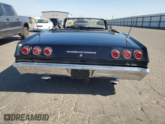 1965 Chevrolet Impala with VIN 166675F316774, listed as a Copart auction lot 68130684 with 36,203 mi miles and Salvage title. Bid and sale history available at DreamBid. Image 6.