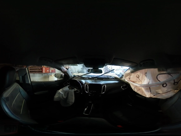 2019 Chevrolet Equinox Premier with VIN 3GNAXXEV9KS658609, listed as a Copart auction lot 46895635 with Not Provided miles and Salvage Title. Bid and sale history available at DreamBid. Image 14.