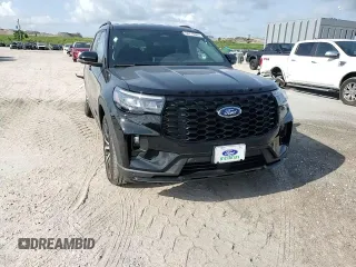 2025 Ford Explorer ST-Line with VIN 1FMUK7KH5SGB97289, listed as a Copart auction lot 58776885 with 985 mi miles and Salvage title. Bid and sale history available at DreamBid. Image 14.