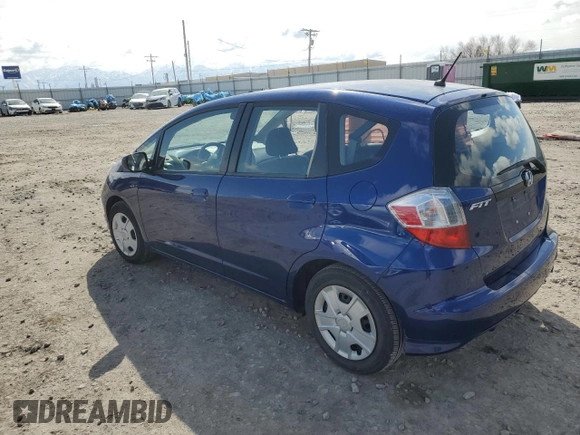 2013 Honda Fit with VIN JHMGE8H30DC013511, listed as a Copart auction lot 51520495 with 0 mi miles and Salvage Title. Bid and sale history available at carsss.com. Image 2.