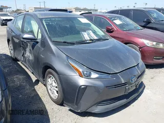 2022 Toyota Prius L Eco with VIN JTDKAMFU7N3154041, listed as a IAAI auction lot 41896210 with 46,382 mi miles and . Bid and sale history available at DreamBid. Image 1.
