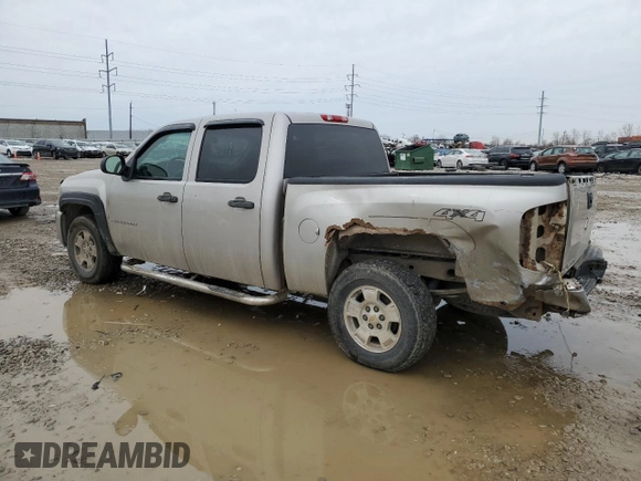 2007 Chevrolet Silverado 1500 LT w/1LT with VIN 3GCEK13C77G501839, listed as a Copart auction lot 42213505 with 0 mi miles and Salvage Title. Bid and sale history available at carsss.com. Image 2.
