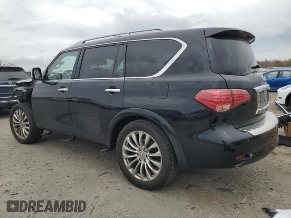 2015 Infiniti QX80 with VIN JN8AZ2NE0F9085926, listed as a Copart auction lot 51132465 with 187,900 mi miles and Salvage Title. Bid and sale history available at carsss.com. Image 2.