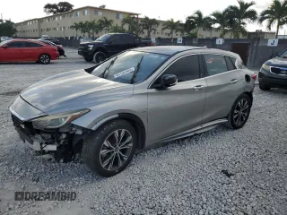 2017 Infiniti QX30 Sport with VIN SJKCH5CP5HA032733, listed as a Copart auction lot 45152465 with 136,699 mi miles and Clean Title. Bid and sale history available at carsss.com. Image 1.