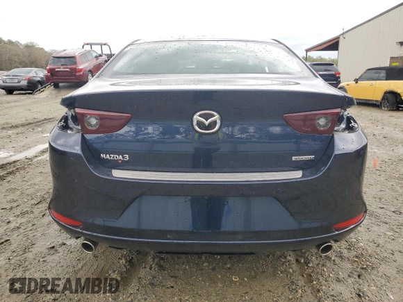 2024 Mazda 3 S Preferred with VIN 3MZBPACM7RM424663, listed as a Copart auction lot 52496455 with 2,198 mi miles and Salvage Title. Bid and sale history available at DreamBid. Image 6.