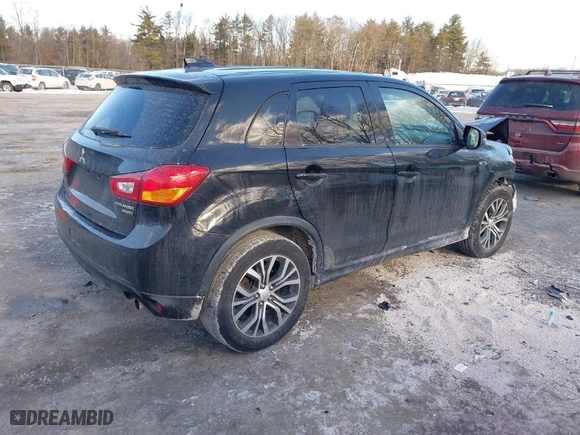 2017 Mitsubishi Outlander Sport ES 2.0 with VIN JA4AP3AU7HZ004017, listed as a IAAI auction lot 41441875 with 87,372 mi miles. Bid and sale history available at carsss.com. Image 4.