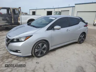 2020 Nissan LEAF SV Plus with VIN 1N4BZ1CP5LC300588, listed as a Copart auction lot 43265445 with 44,510 mi miles and Salvage Title. Bid and sale history available at DreamBid. Image 1.