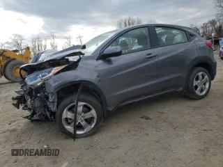 2021 Honda HR-V LX with VIN 3CZRU6H32MM738747, listed as a Copart auction lot 49555795 with 43,316 mi miles and Salvage Title. Bid and sale history available at carsss.com. Image 1.