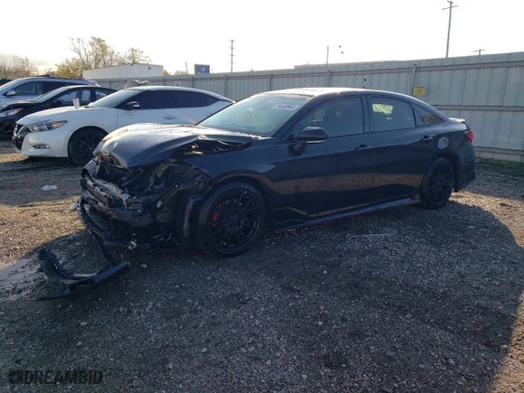 2021 Toyota Avalon TRD with VIN 4T1FZ1FB5MU069243, listed as a Copart auction lot 87434864 with 28,708 mi miles and Salvage Title. Bid and sale history available at carsss.com. Image 1.