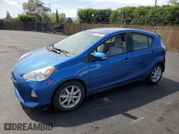 2012 Toyota Prius One with VIN JTDKDTB35C1017994, listed as a Copart auction lot 54248625 with 82,764 mi miles and Salvage Title. Bid and sale history available at DreamBid. Image 1.