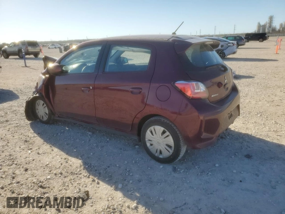 2023 Mitsubishi Mirage ES z VIN ML32AUHJ4PH001743, wystawiony jako Copart lot #48031455 z przebiegiem 16 832 mil mil oraz Szkoda całkowita • Salvage title. Historia ofert i sprzedaży dostępna na DreamBid. Obrazek 2.