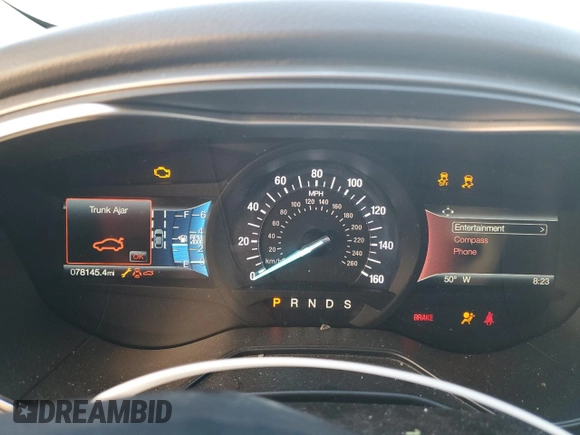 2019 Ford Fusion SE with VIN 3FA6P0HD3KR108859, listed as a Copart auction lot 46056365 with 78,145 mi miles and Salvage Title. Bid and sale history available at carsss.com. Image 9.
