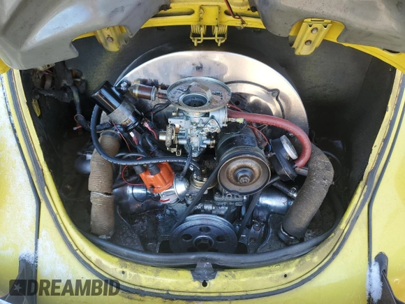 1971 Volkswagen Beetle with VIN 1513043520, listed as a Copart auction lot 47105695 with 30,731 mi miles and Clean title. Bid and sale history available at DreamBid. Image 11.