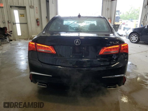 2018 Acura TLX Technology with VIN 19UUB2F55JA012720, listed as a Copart auction lot 57236795 with 114,764 mi miles and Non repairable. Bid and sale history available at DreamBid. Image 6.