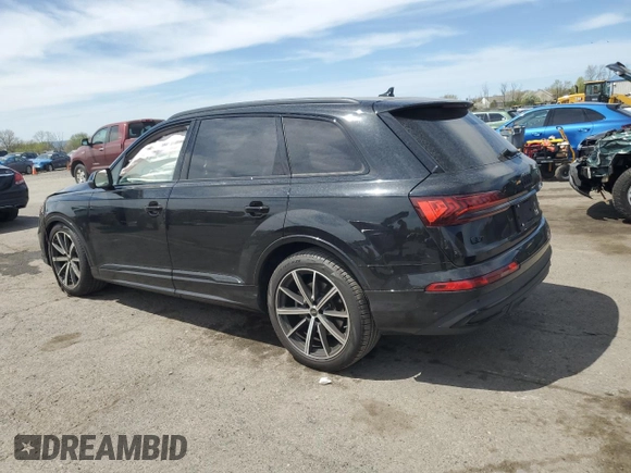 2022 Audi Q7 Prestige with VIN WA1VXBF70ND013584, listed as a Copart auction lot 54179315 with Not provided miles and Salvage title. Bid and sale history available at DreamBid. Image 2.