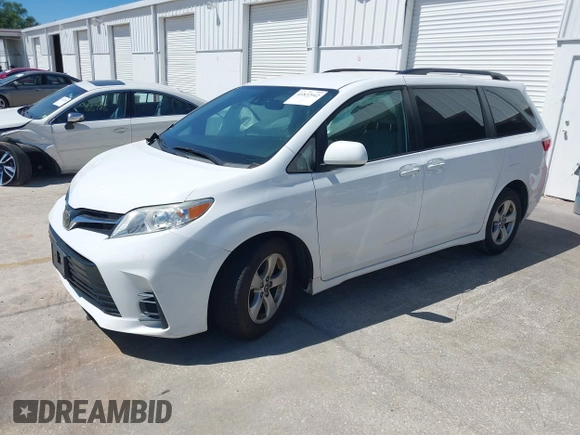 2019 Toyota Sienna LE Auto Access Seat with VIN 5TDKZ3DC6KS012237, listed as a IAAI auction lot 41822942 with 97,237 mi miles and . Bid and sale history available at DreamBid. Image 18.