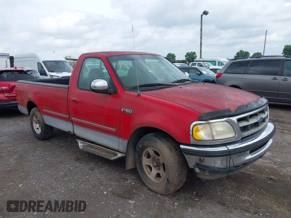 1997 Ford F-150 z VIN 1FTDF1724VKD75429, wystawiony jako IAAI lot #42389973 z przebiegiem 222 262 mil mil oraz . Historia ofert i sprzedaży dostępna na DreamBid. Obrazek 1.