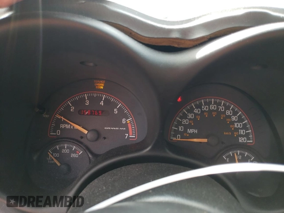 2004 Pontiac Grand Am SE with VIN 1G2NE52F84M645469, listed as a Copart auction lot 57923314 with 158,769 mi miles and Salvage Title. Bid and sale history available at carsss.com. Image 9.