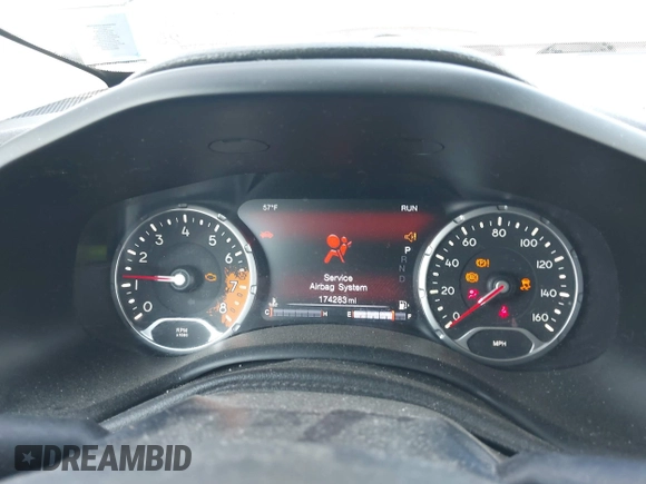 2016 Jeep Renegade Trailhawk with VIN ZACCJBCTXGPD99550, listed as a IAAI auction lot 42446773 with 174,283 mi miles and . Bid and sale history available at DreamBid. Image 7.