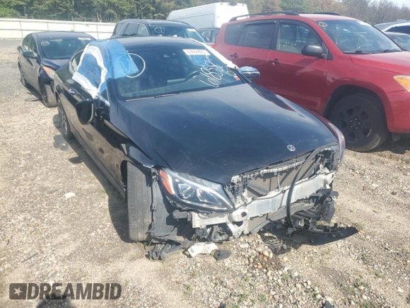 2018 Mercedes-Benz C 300 with VIN WDDWJ4KB7JF618580, listed as a Copart auction lot 63664805 with Not provided miles and Non repairable. Bid and sale history available at DreamBid. Image 4.