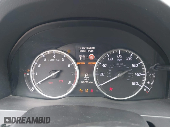 2017 Acura RDX Advance with VIN 5J8TB3H70HL001087, listed as a IAAI auction lot 41799341 with 125,205 mi miles and . Bid and sale history available at DreamBid. Image 7.