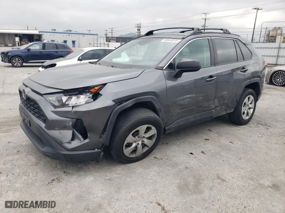 2021 Toyota RAV4 LE with VIN 2T3H1RFV2MC165431, listed as a Copart auction lot 50843815 with 101,979 mi miles and Salvage Title. Bid and sale history available at carsss.com. Image 1.