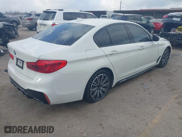 2017 BMW 5 Series 540i with VIN WBAJE5C3XHG913955, listed as a IAAI auction lot 41499473 with 107,227 mi miles and . Bid and sale history available at carsss.com. Image 4.