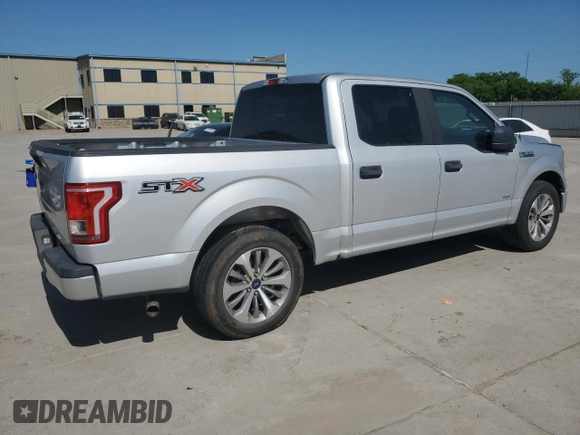 2017 Ford F-150 XL with VIN 1FTEW1CP6HKC53097, listed as a Copart auction lot 52877645 with 185,043 mi miles and Clean Title. Bid and sale history available at DreamBid. Image 3.
