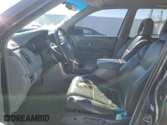 2003 Honda Pilot EX z VIN 2HKYF18563H607437, wystawiony jako Copart lot #46503435 z przebiegiem 107 286 mil mil oraz Szkoda całkowita • Salvage title. Historia ofert i sprzedaży dostępna na DreamBid. Obrazek 7.