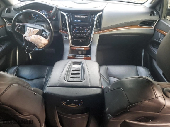 2019 Cadillac Escalade Premium Luxury with VIN 1GYS4CKJ3KR214350, listed as a Copart auction lot 85612394 with 91,510 mi miles and Salvage Title. Bid and sale history available at carsss.com. Image 8.