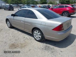 2002 Honda Civic EX with VIN 1HGEM22952L076253, listed as a IAAI auction lot 42134965 with 114,819 mi miles. Bid and sale history available at carsss.com. Image 3.