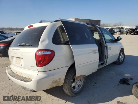 2007 Dodge Grand Caravan SXT z VIN 2D4GP44L37R292736, wystawiony jako Copart lot #48422495 z przebiegiem 238 598 mil mil oraz Szkoda całkowita • Salvage title. Historia ofert i sprzedaży dostępna na DreamBid. Obrazek 3.