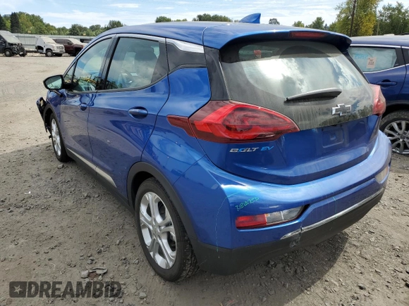 2020 Chevrolet Bolt EV LT with VIN 1G1FY6S05L4145205, listed as a Copart auction lot 58687672 with 20,742 mi miles. Bid and sale history available at carsss.com. Image 3.