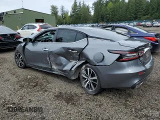 2021 Nissan Maxima SV z VIN 1N4AA6CV7MC504034, wystawiony jako Copart lot #68496724 z przebiegiem 81 636 mil mil oraz Szkoda całkowita • Salvage title. Historia ofert i sprzedaży dostępna na DreamBid. Obrazek 2.