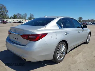 2018 Infiniti Q50 Luxe z VIN JN1EV7AP5JM592164, wystawiony jako IAAI lot #42237910 z przebiegiem 39 553 mil mil oraz . Historia ofert i sprzedaży dostępna na DreamBid. Obrazek 4.