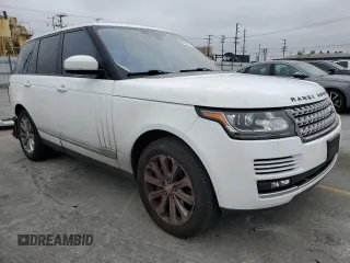 2016 Land Rover Range Rover HSE with VIN SALGS2VF1GA285127, listed as a Copart auction lot 59566225 with 128,567 mi miles and Salvage title. Bid and sale history available at DreamBid. Image 4.