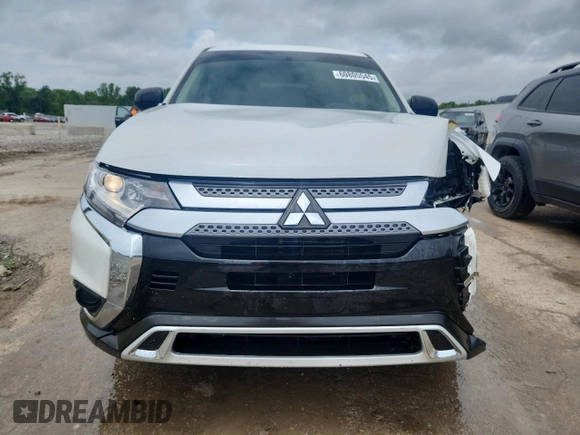 2020 Mitsubishi Outlander ES with VIN JA4AD2A32LZ046985, listed as a Copart auction lot 60805545 with 59,223 mi miles and Salvage title. Bid and sale history available at DreamBid. Image 5.