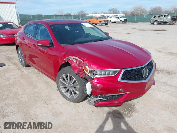 2020 Acura TLX with VIN 19UUB1F39LA002994, listed as a IAAI auction lot 41810024 with 64,896 mi miles and . Bid and sale history available at DreamBid. Image 1.